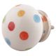 Multicolor Polka Dotted Ceramic Knob Online